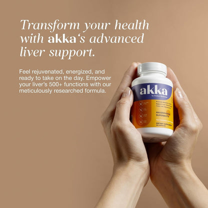 AKKA Akkermansia Probiotic, Liver Cleanse, Detox & Repair, Non-GMO, 2 Pack emma store